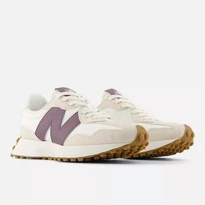 NEW NEW BALANCE women's ws 327 ftc shoe in linen with sea salt and dark ice wine